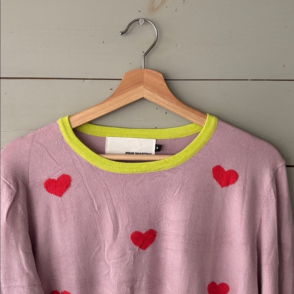 Pink Martini Ashlynn Heart Sweater – Size M - Picture 5 of 9